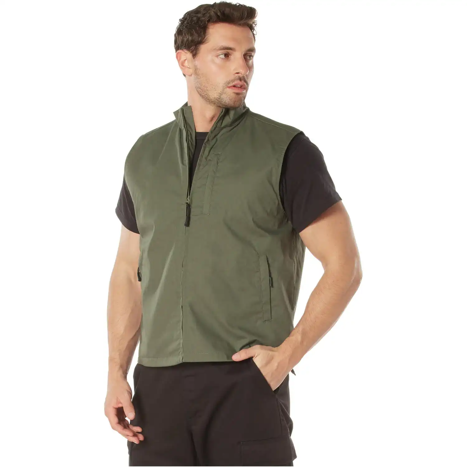 Alternative view of Olive Drab Lightweight Undercover Travel Vest