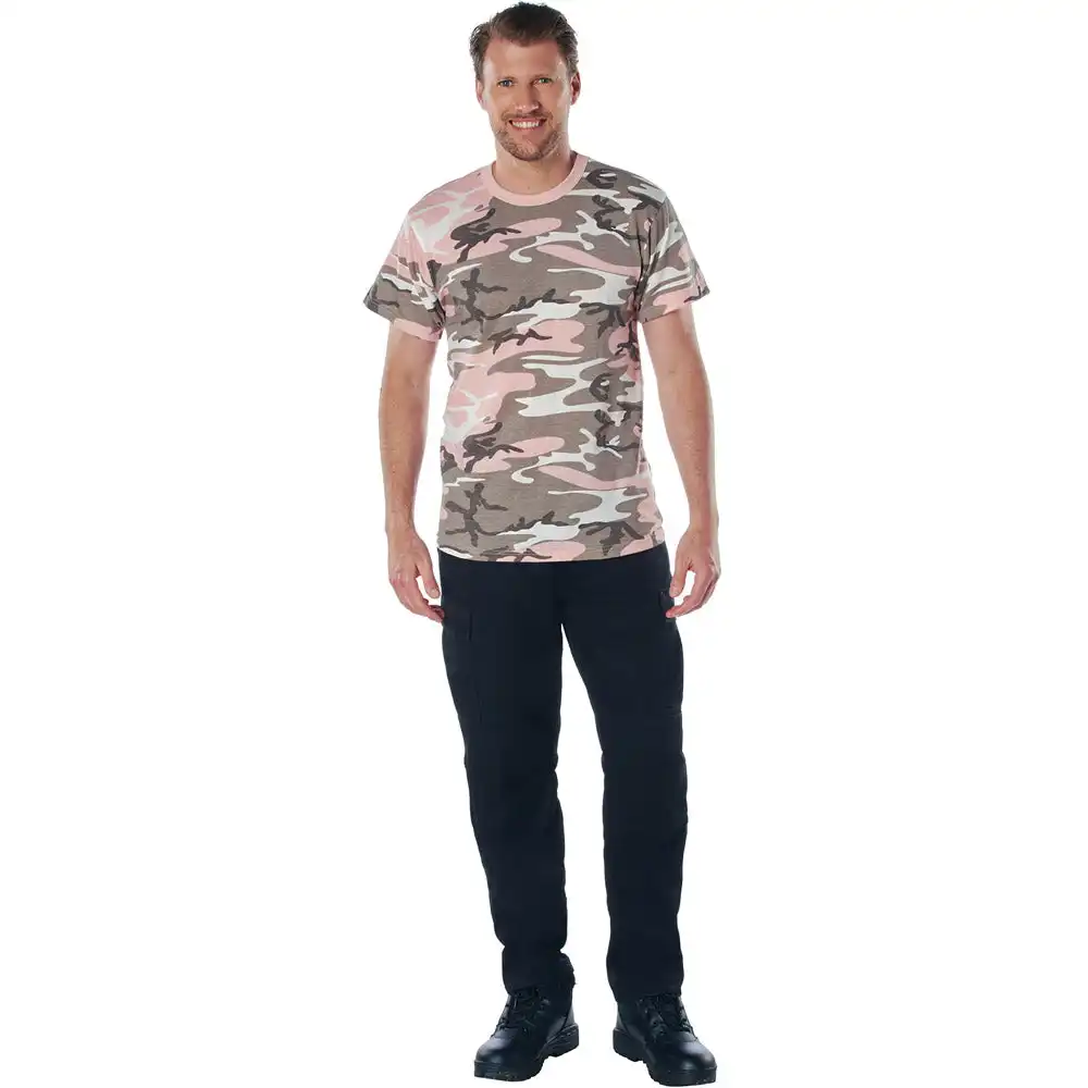 Alternative view of Subdued Pink Camo Short Sleeve T-Shirt