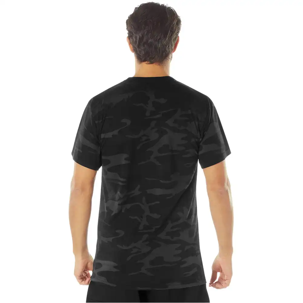 Alternative view of Camouflage Moisture Wicking Short Sleeve Military T-Shirt