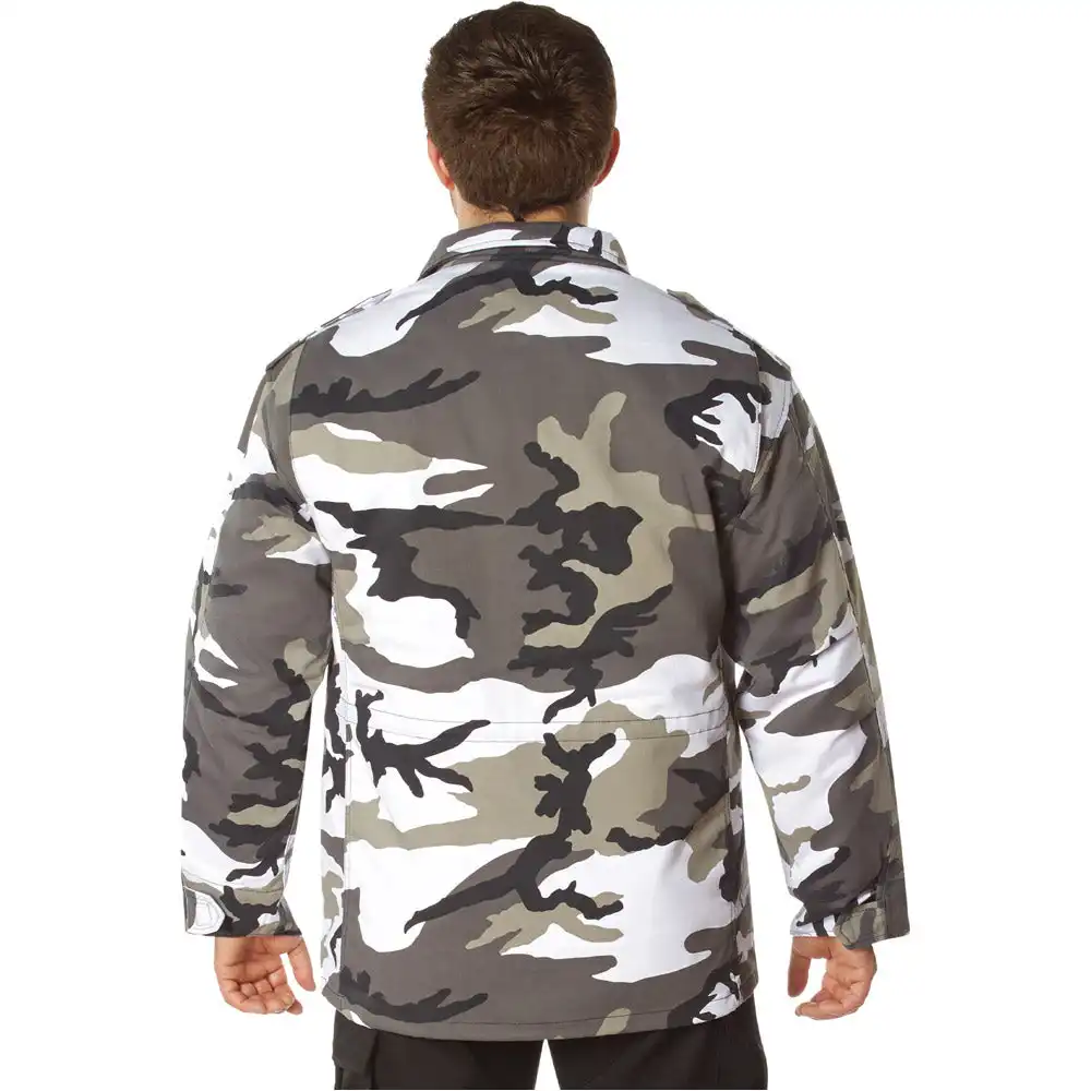 Alternative view of City Camo M-65 Army Field Jacket with Liner