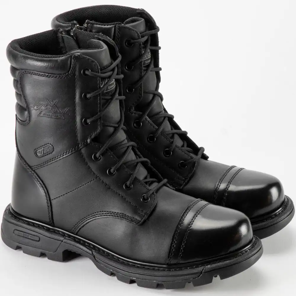 Thorogood GEN-flex2 8-inch Black Polishable Toe Side-Zip Tactical Boot - 834-6888