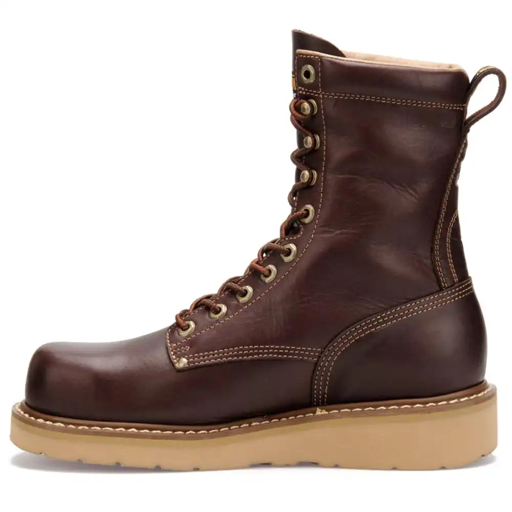 Alternative view of Carolina CA8049 8-inch Broad Toe Wedge Work Boot - Dark Oak