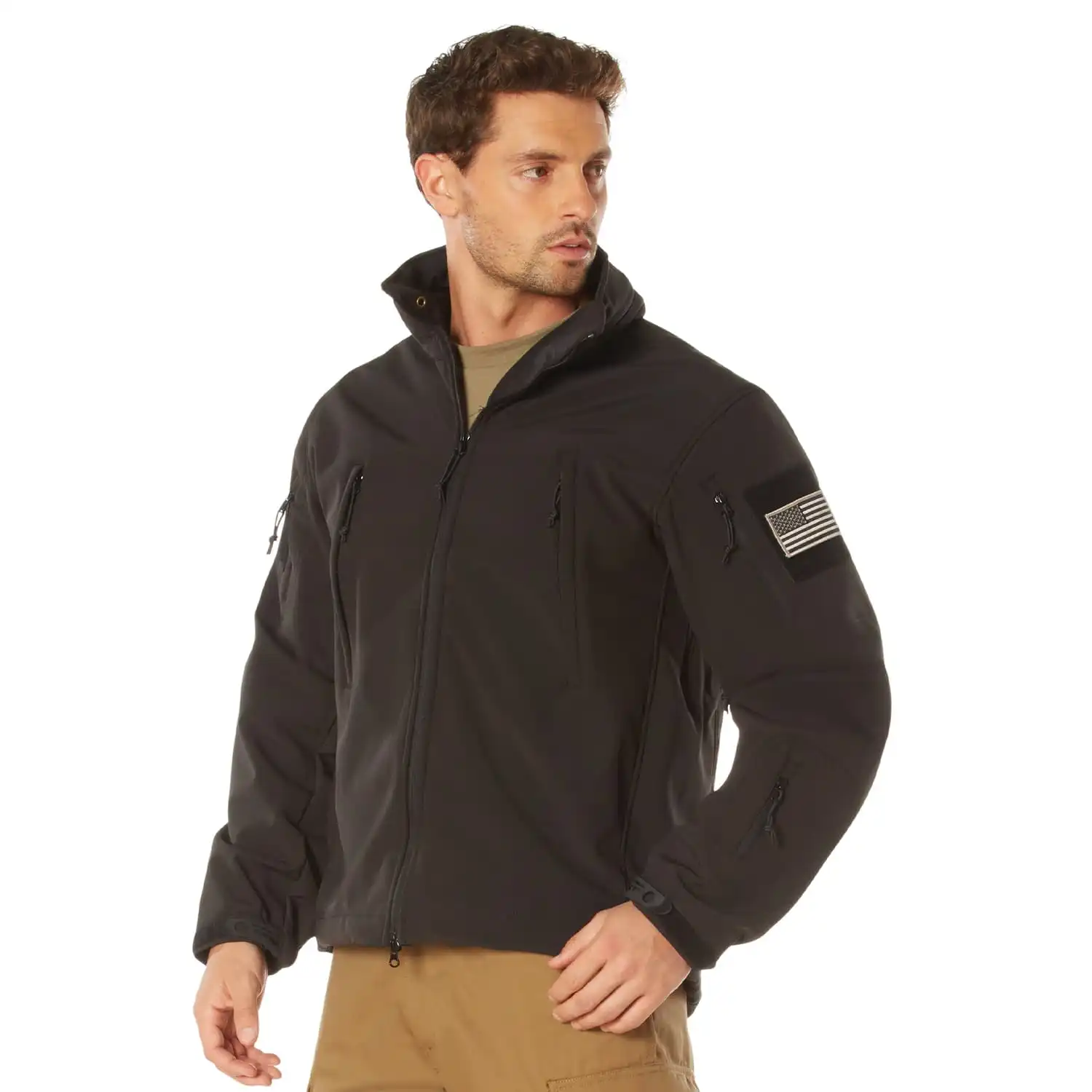 Alternative view of Special Ops Black Soft Shell Jacket