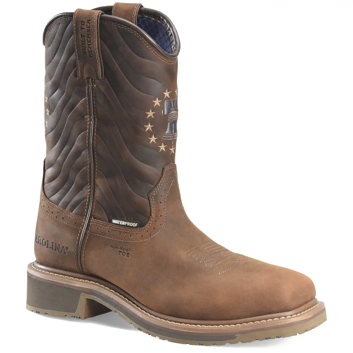 Carolina Pipeline Men's 10-inch Composite Safety Toe Waterproof Square Toe Roper Work Boot