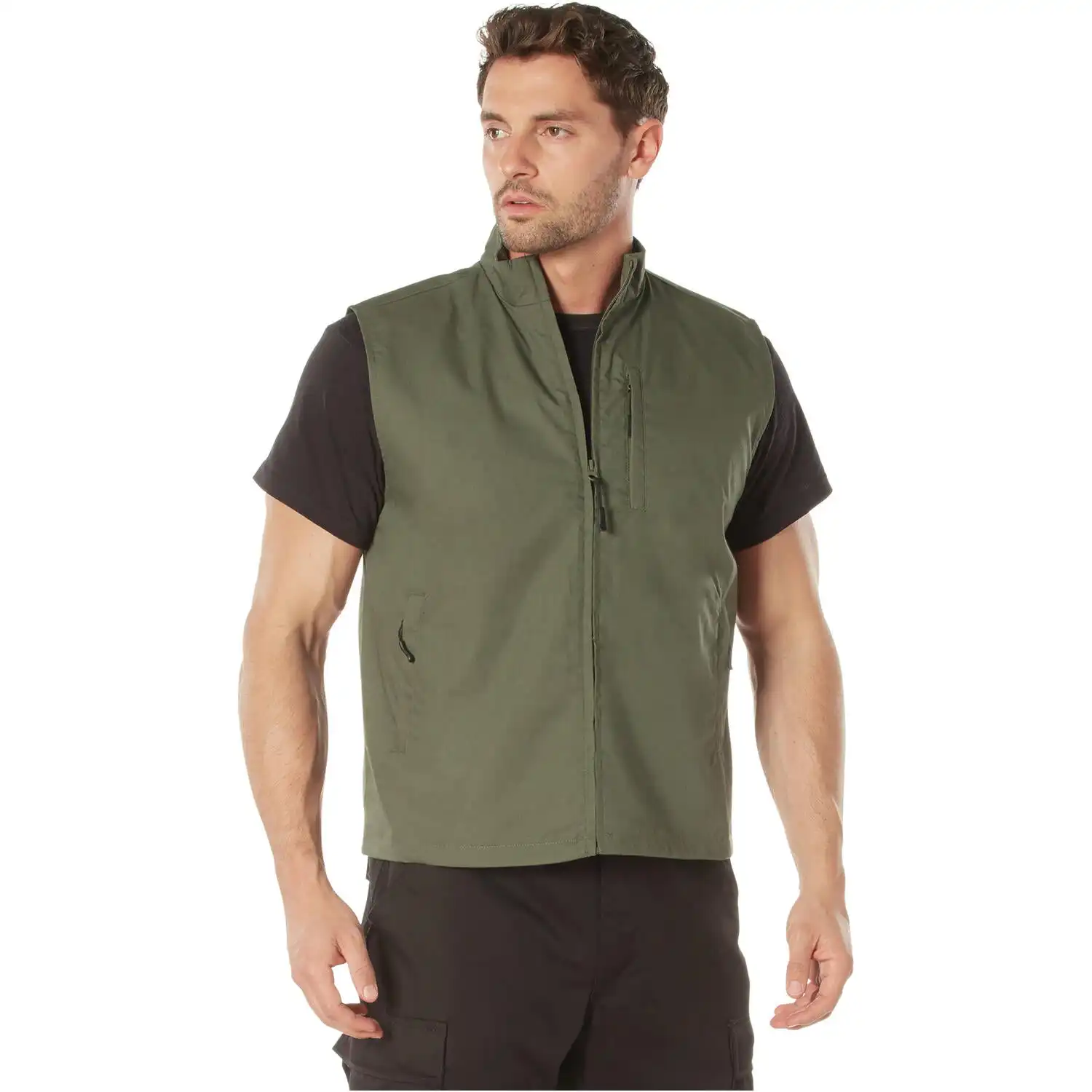Olive Drab Lightweight Undercover Travel Vest