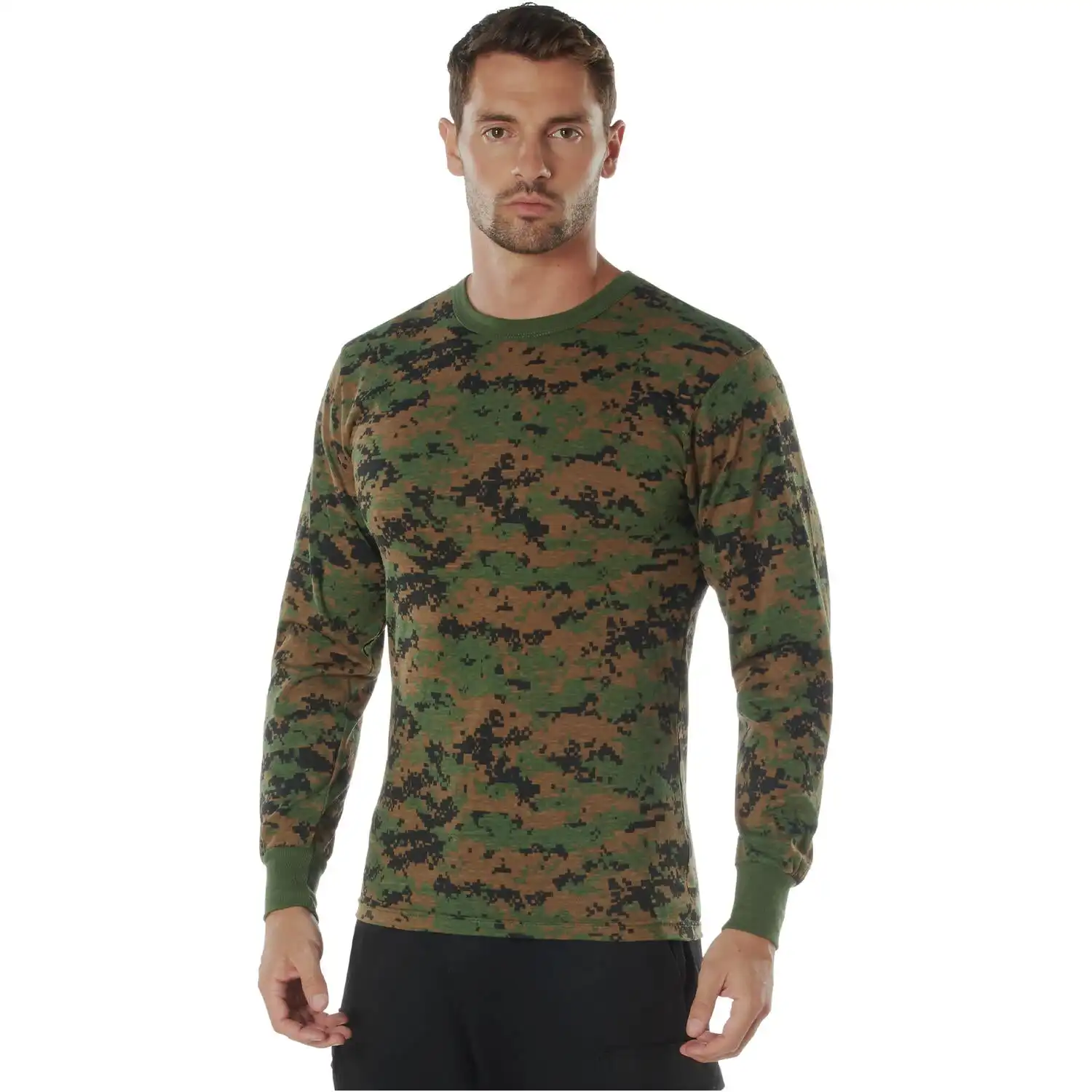 Alternative view of Long Sleeve Digital Camo T-Shirt