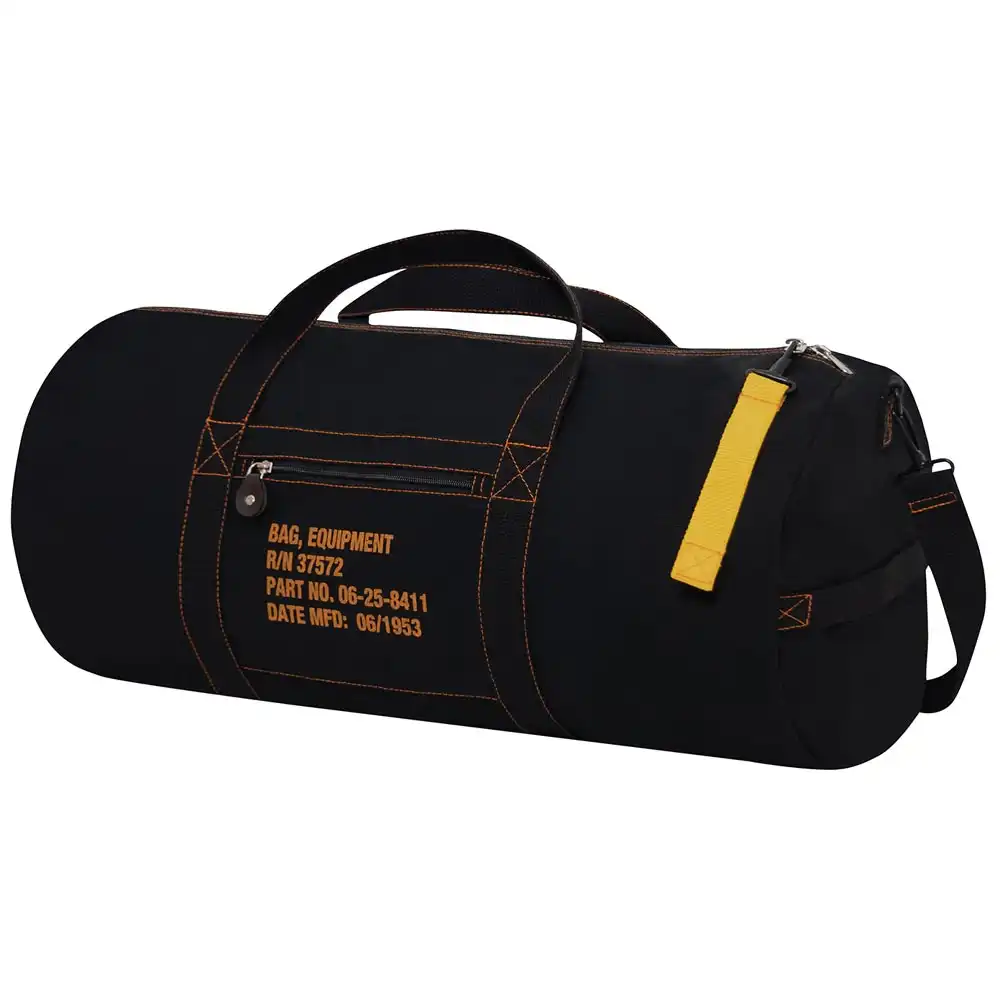 Alternative view of 24 Inch Canvas Retro Military Style Equipment Duffle Bag
