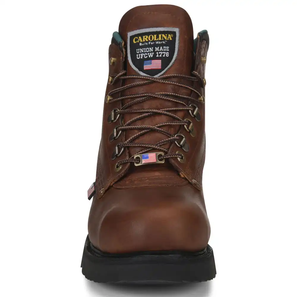 Alternative view of Carolina 1309 Grizzly 6-inch Steel Toe Work Boot - Made in the USA