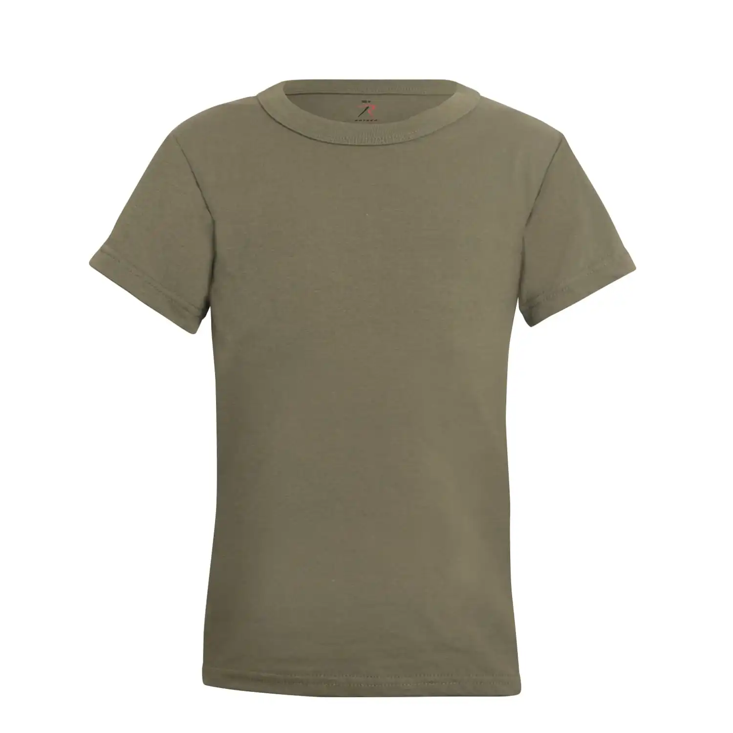 Alternative view of Kids Military Type Solid Color Short Sleeve T-Shirt