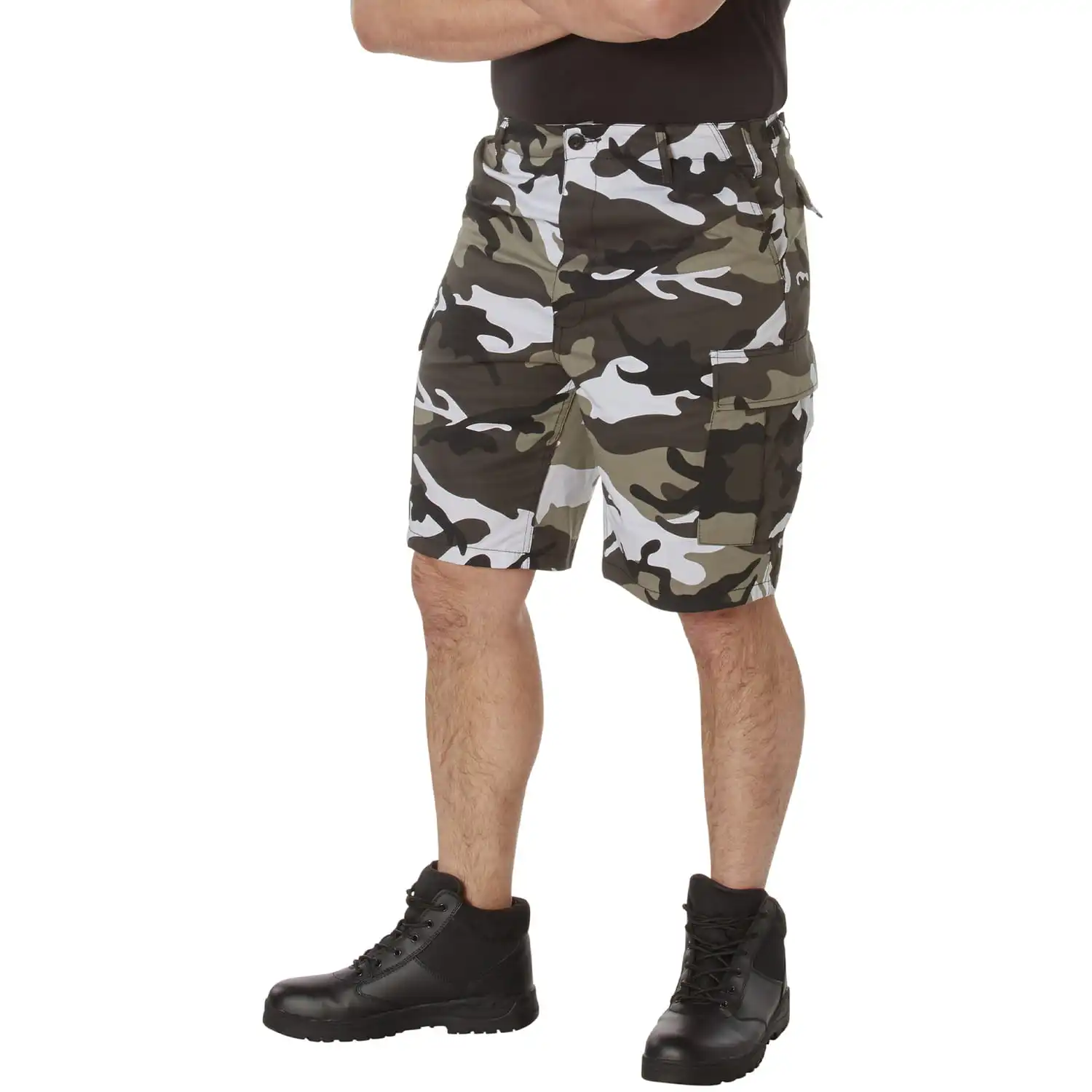 Alternative view of City Camouflage Military BDU Cargo Shorts