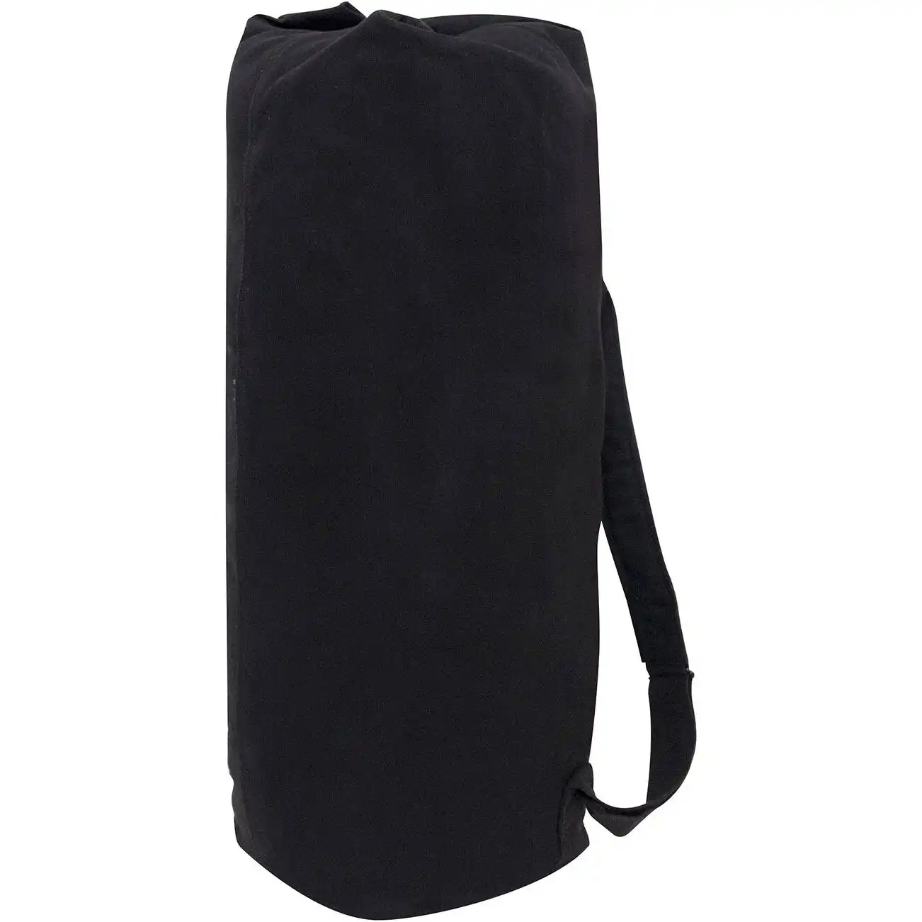 Alternative view of 22-Inch Black Canvas Military Duffle Bag