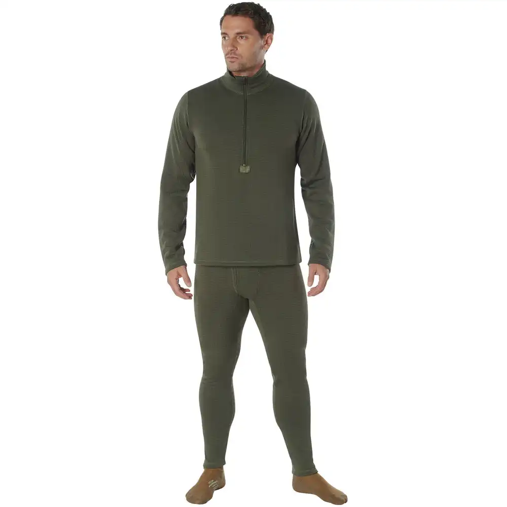 Alternative view of Olive Drab Level 2 Midweight Military Thermal Underwear Pant