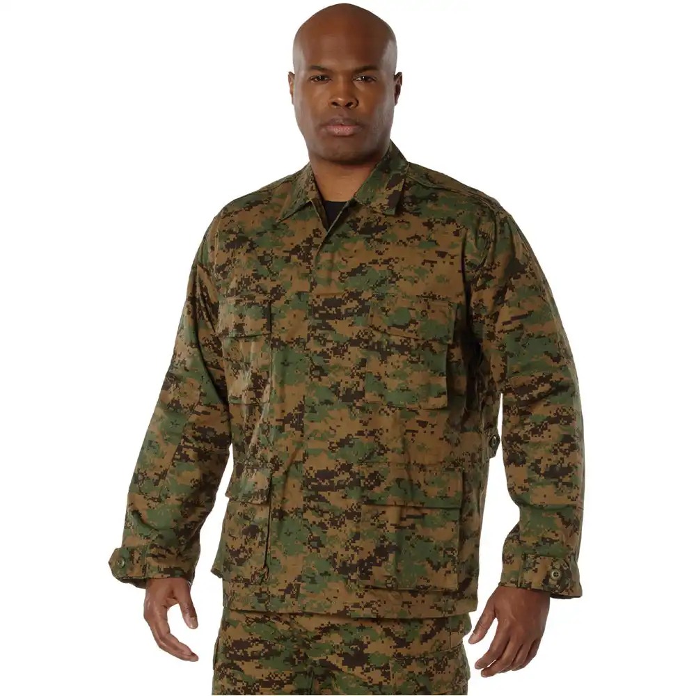 Basic Military Digital Camouflage BDU Shirt