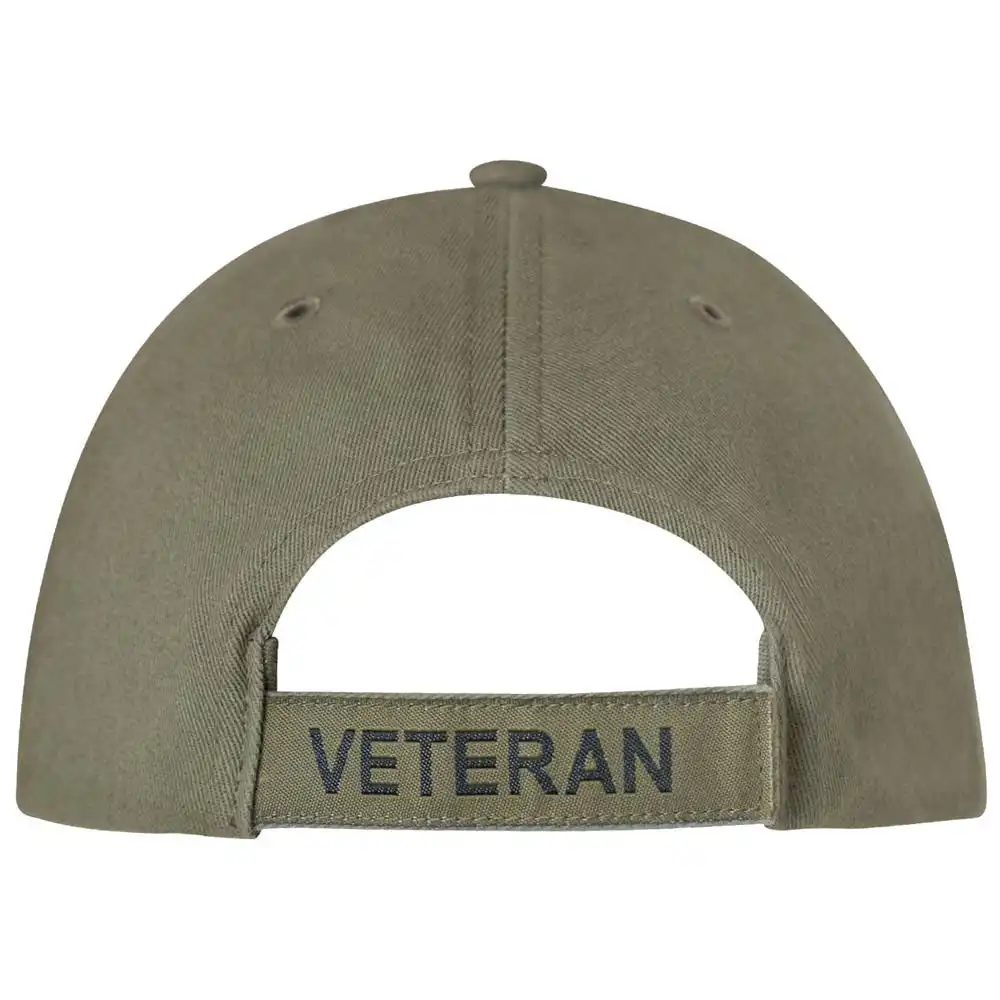 Alternative view of Rothco Vintage Army Veteran US Flag Baseball Cap