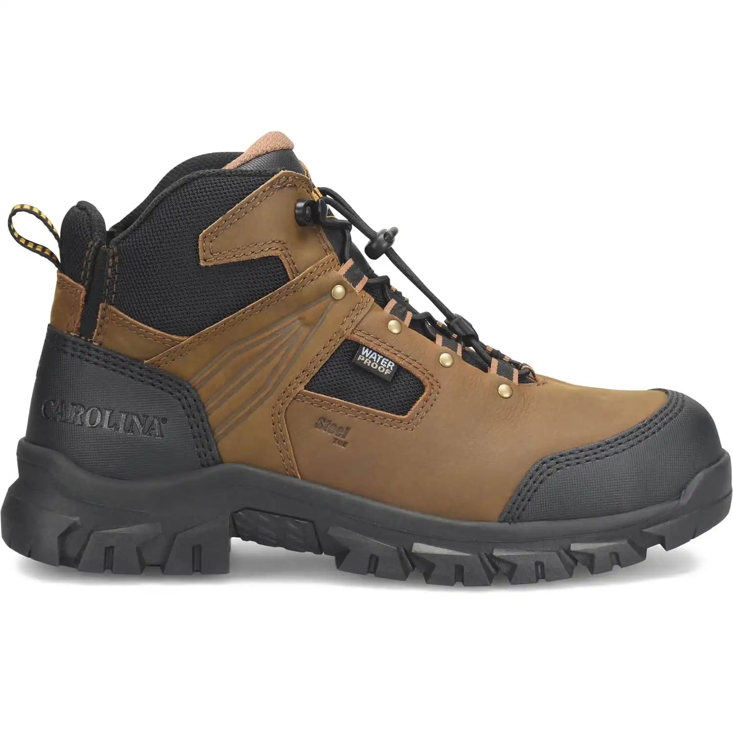 Alternative view of Carolina Gruntz 5-inch EZ-ON Waterproof Steel Toe Hiker Men's Work Boot
