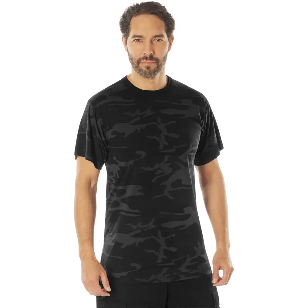 Camouflage Moisture Wicking Short Sleeve Military T-Shirt