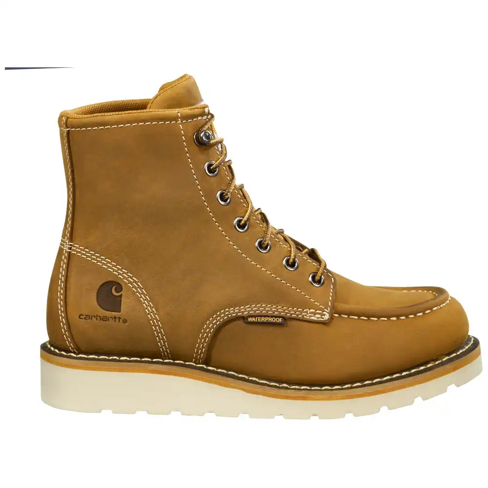Alternative view of Carhartt Women's Brown 6-Inch Waterproof Moc Toe Wedge Boot