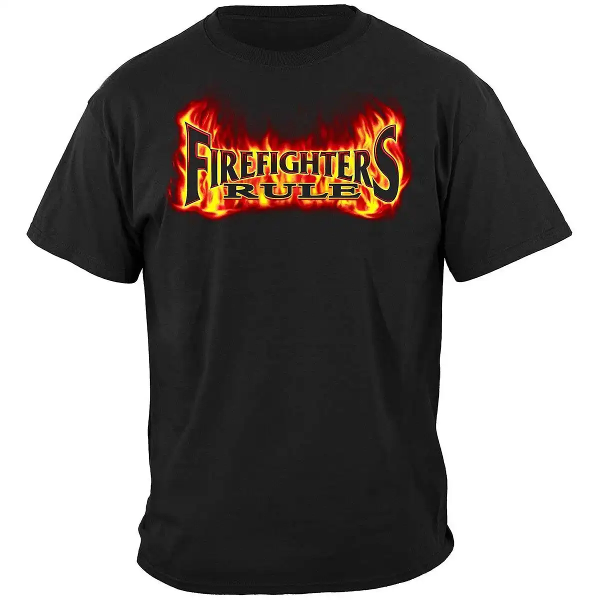 Alternative view of Firefighters Rule T-shirt