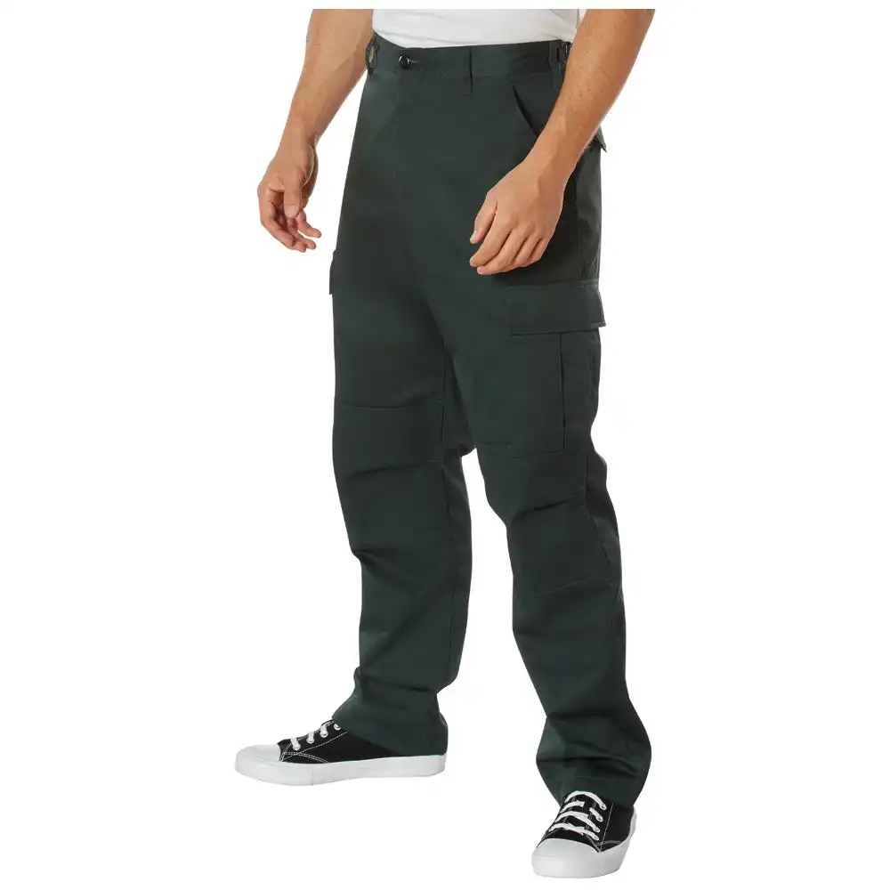 Alternative view of Hunter Green Military Basic BDU Cargo Pant