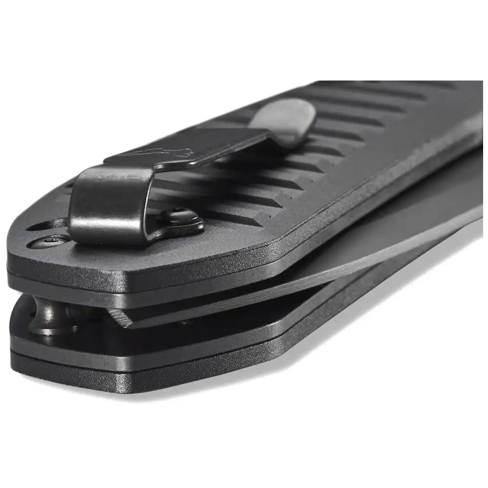 Alternative view of Benchmade 5700SBK Presidio II Automatic Folding Knife 3.72-inch Black S30V Drop Point Combo Blade