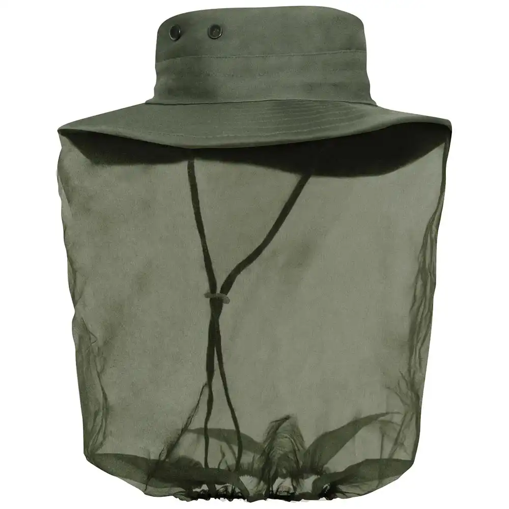 Alternative view of Adjustable Boonie Hat with Mosquito Face Net