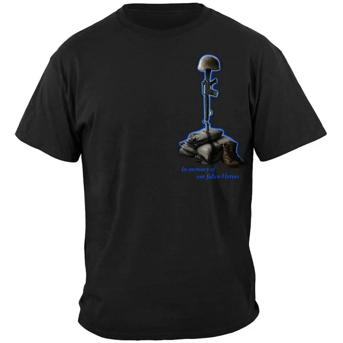 Alternative view of High Price of Freedom - Fallen Heroes T-shirt