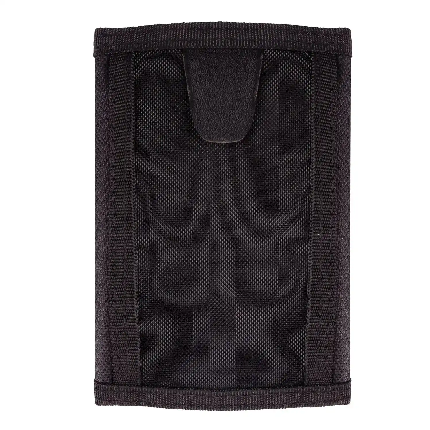 Alternative view of Deluxe Black Tri-Fold Wallet with Badge Holder
