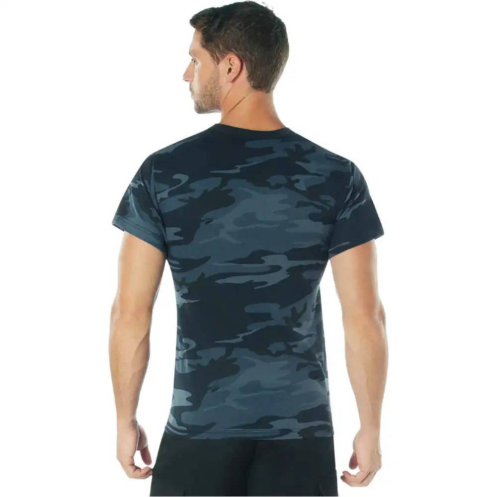 Alternative view of Midnight Camouflage Military T-shirt