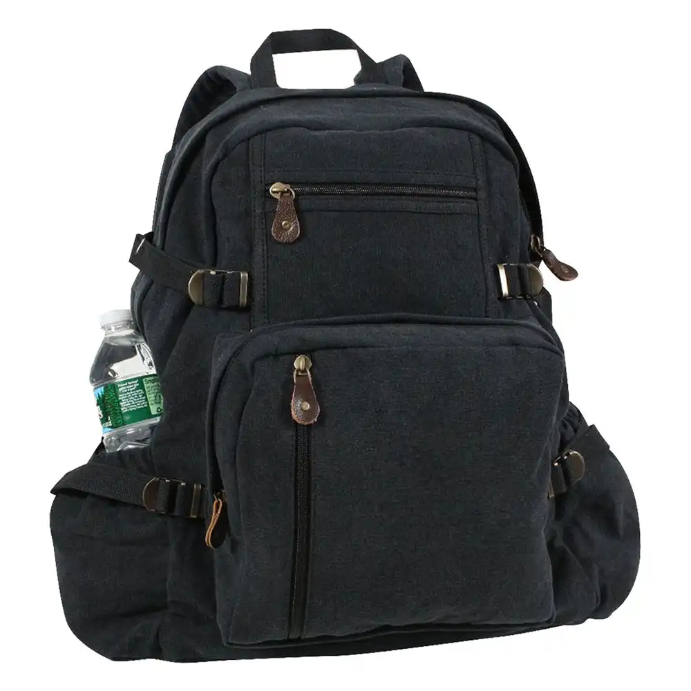 Alternative view of Jumbo Vintage Canvas Backpack