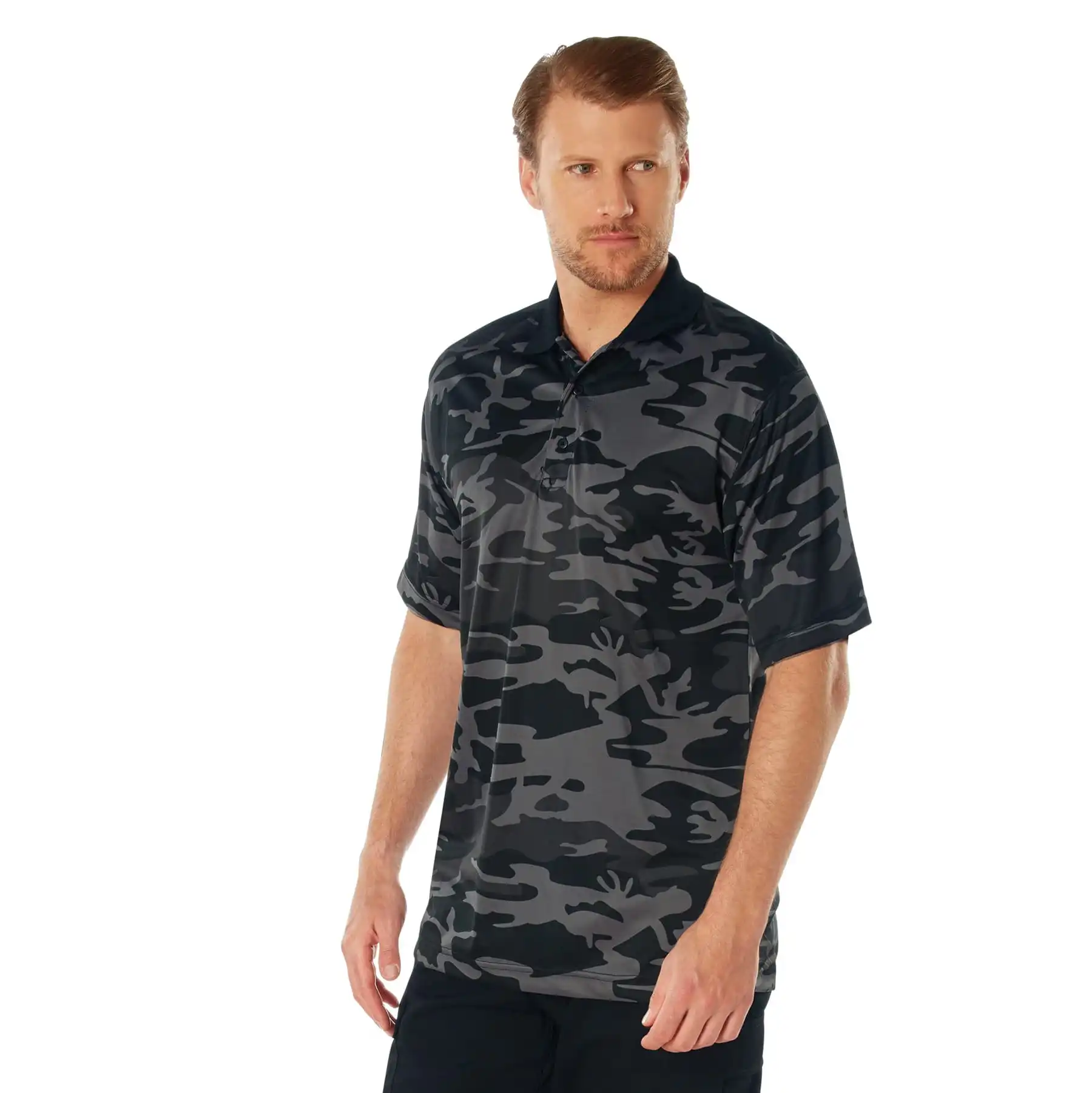 Camouflage Short Sleeve Performance Polo Shirt