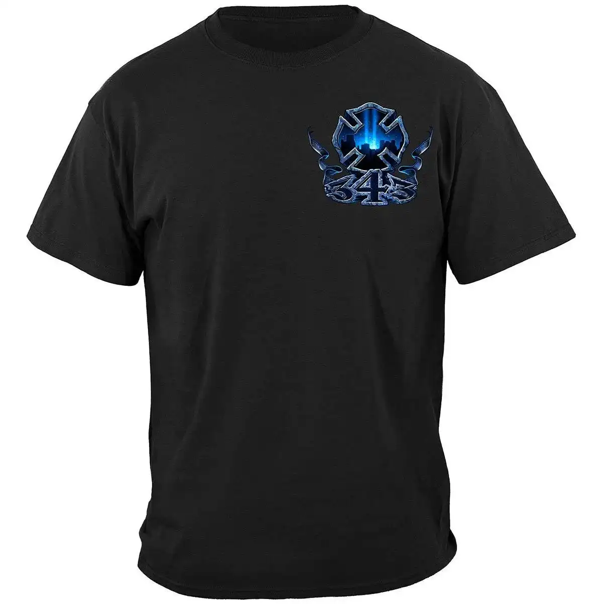 Alternative view of 343 Fallen Brothers Firefighter 9/11 T-shirt