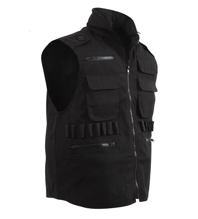 Alternative view of Basic Issue Black Military Ranger Vest