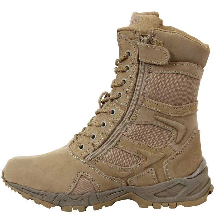 Alternative view of Basic Issue 8-Inch Side Zip Desert Deployment Boot