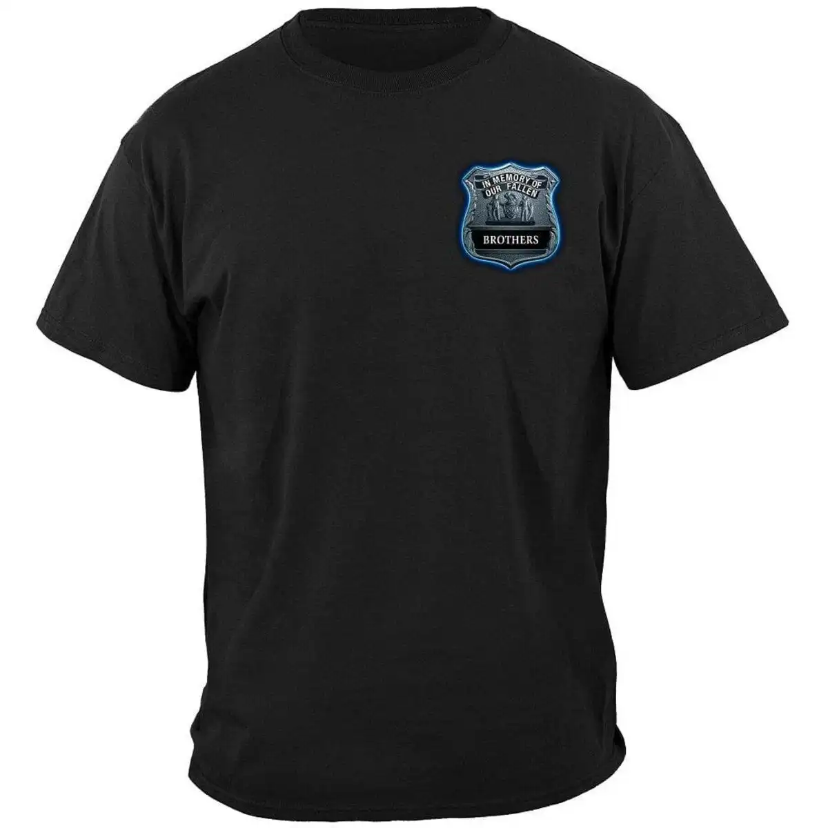Alternative view of All Gave Some, Some Gave All Fallen Brothers Police T-shirt