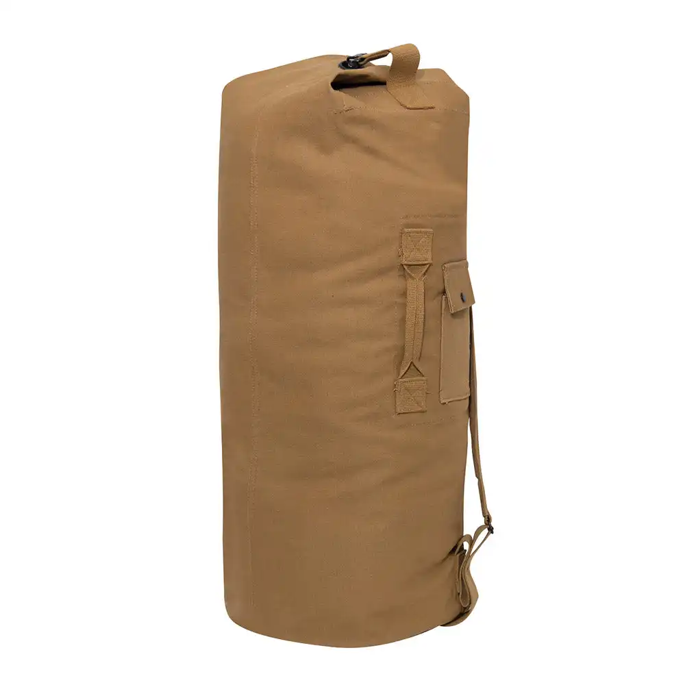 Alternative view of Coyote 2-Strap Military Canvas Duffle Bag