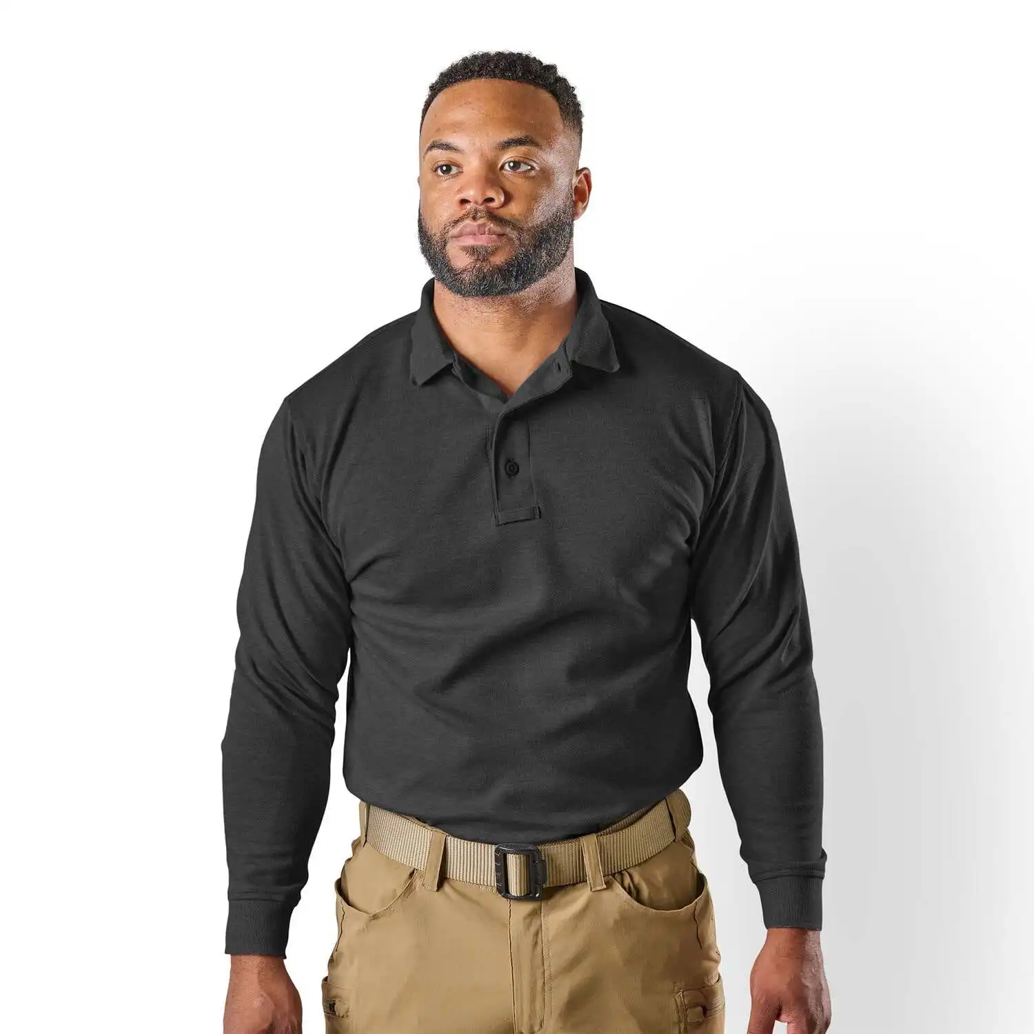 24-7 Series Men's Original Long Sleeve Polo Shirt