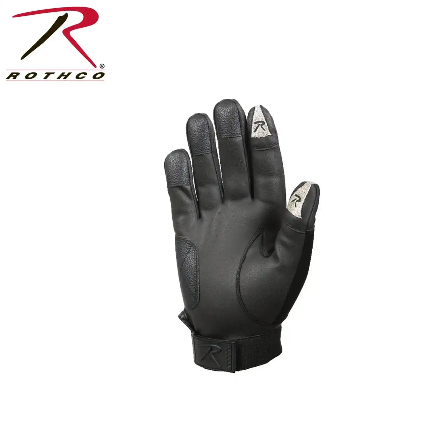 Alternative view of Black Touch Screen Compatible Tactical Gloves