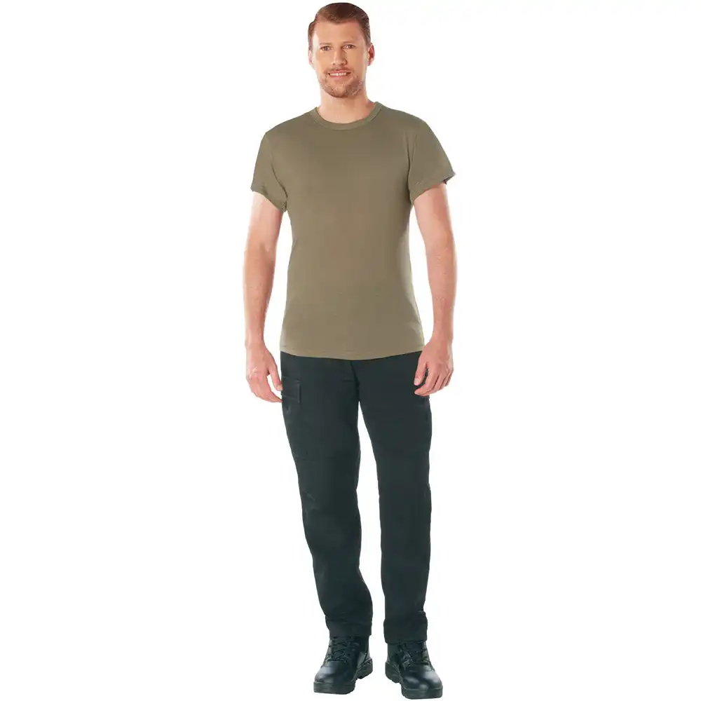 Alternative view of AR670-1 Coyote Moisture Wicking Short Sleeve Military T-Shirt