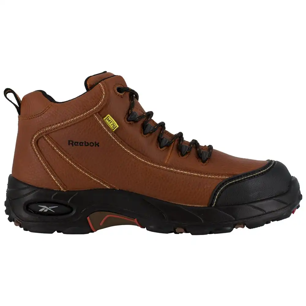 Alternative view of Reebok Tiahawk Men's Mid Internal Met Guard Composite Toe Brown Work Boot