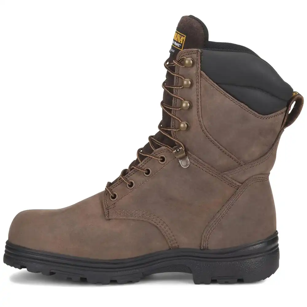 Alternative view of Carolina CA3534 8 Inch Brown Steel Toe Waterproof Insulated Work Boots