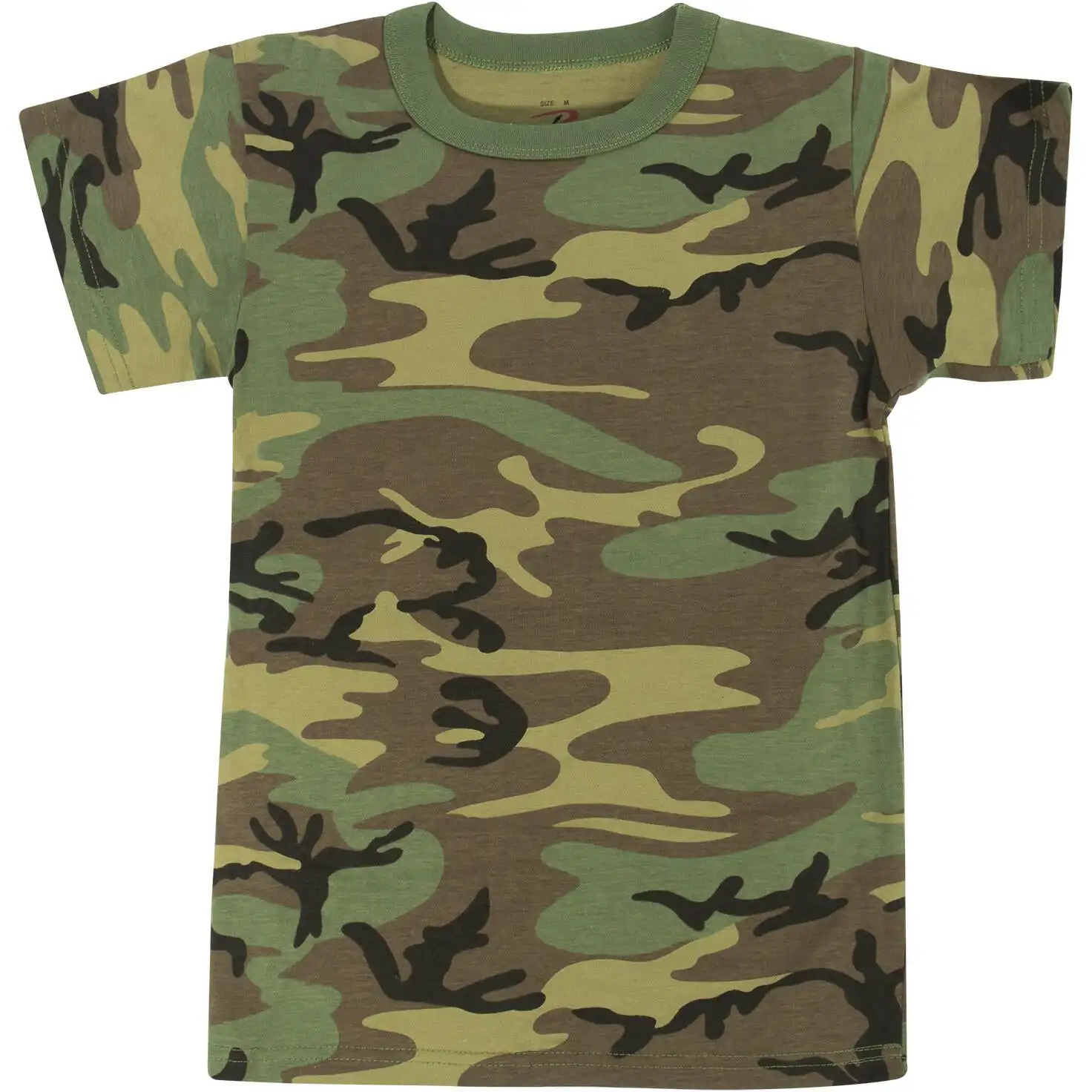 Alternative view of Kids Woodland Camo Short Sleeve T-shirt