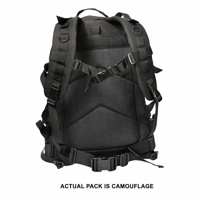 Alternative view of Basic Issue Woodland Camouflage Large Transport Military Pack