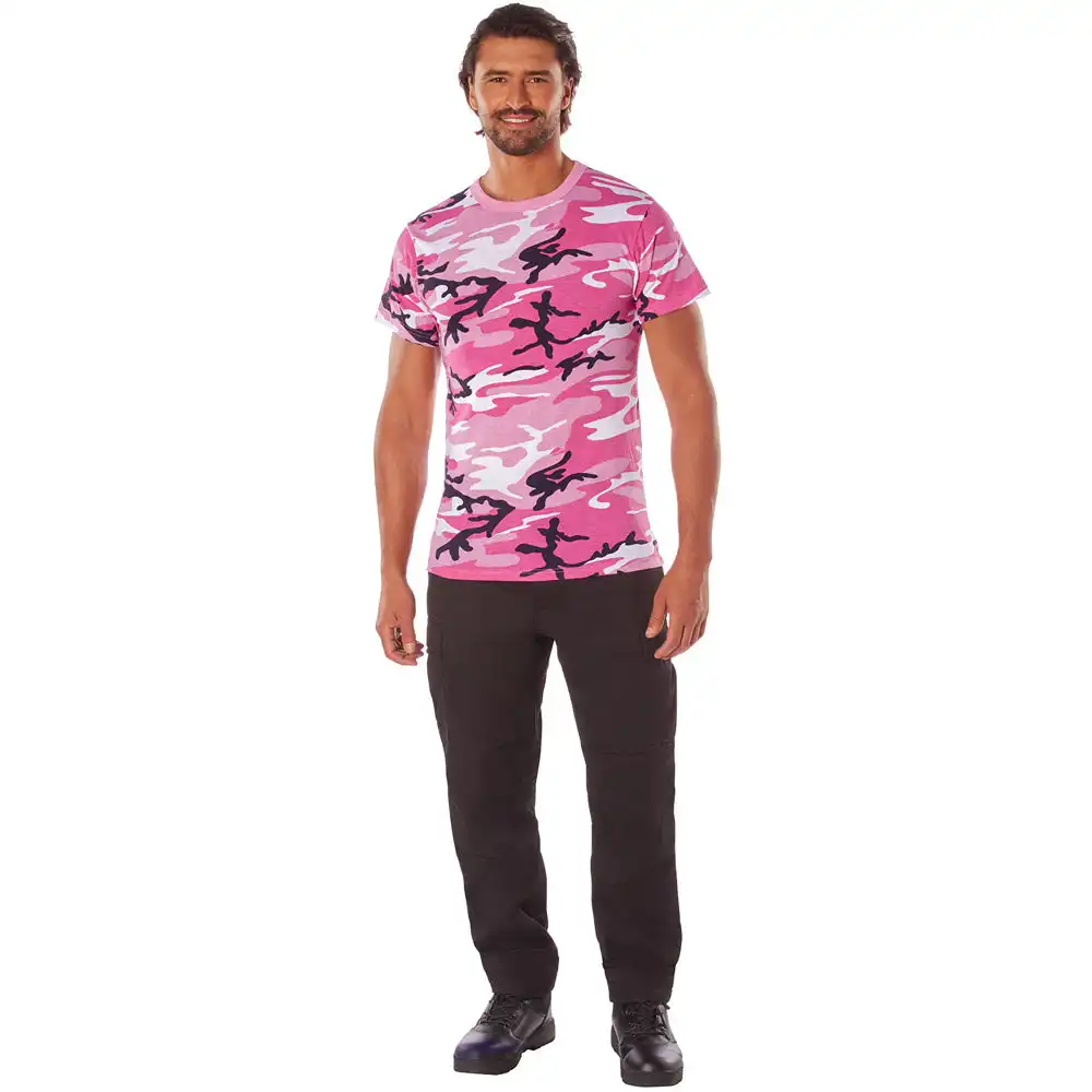 Alternative view of Pink Camo Short Sleeve T-Shirt