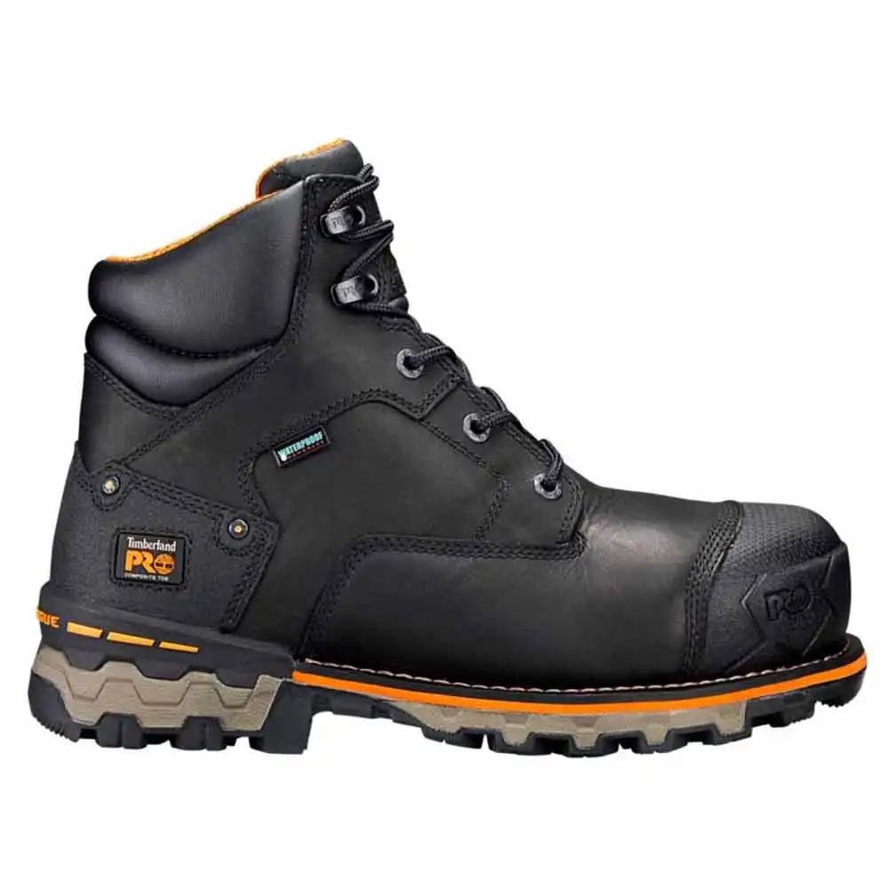 Alternative view of Timberland Black Boondock 6-inch Composite Safety Toe Waterproof Work Boots