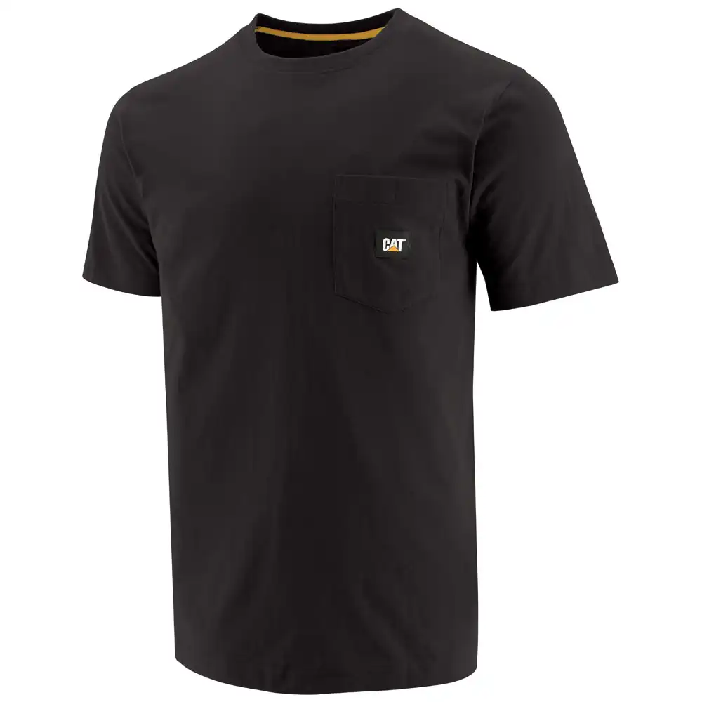 Alternative view of CAT Men's Pocket Label Short Sleeve T-Shirt