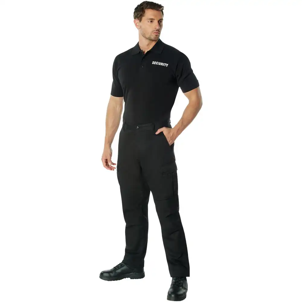 Alternative view of Security Uniform Cotton Short Sleeve Polo Shirt