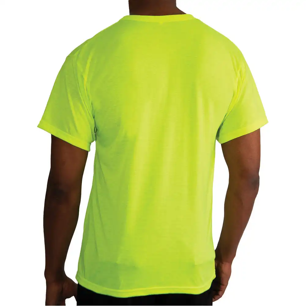 Alternative view of Rothco Men's Moisture Wicking Safety Green Pocket T-Shirt