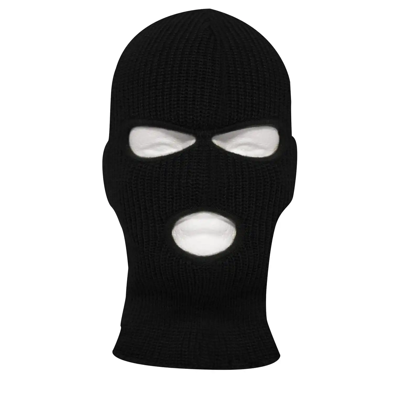 Alternative view of Basic Issue Fine Knit Acrylic 3-Hole Facemask