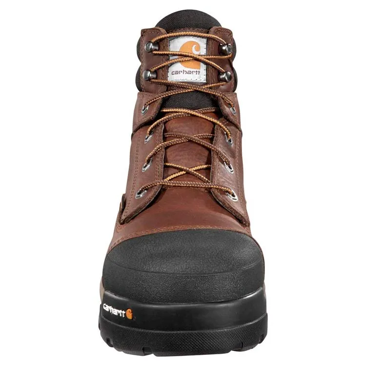Alternative view of Carhartt Ground Force Rubber Toe Cap 6-inch Waterproof Safety Toe Brown Work Boot