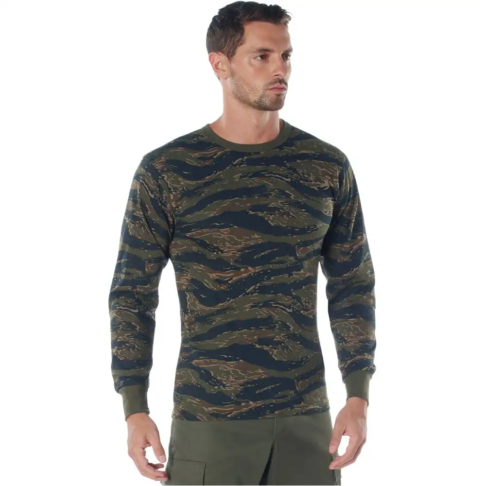 Tiger Stripe Camo Long Sleeve T-Shirt